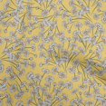 thumbnail image 1 of oneOone Polyester Spandex Yellow Fabric Floral Craft Projects Decor Fabric Printed By The Yard 56 Inch Wide, 1 of 4