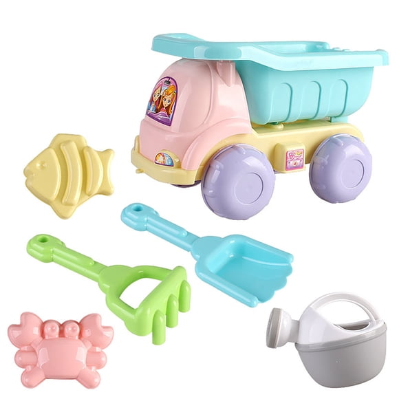 XFGOU beach games Toys and Hobbies 6PC Beach Shovel Children's Shovel Plastic Play Water Pull Sand Play Sand Toys Beach Toys Beach toy