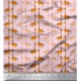 thumbnail image 1 of Soimoi Poly Crepe Fabric Giraffe Kids Print Fabric by The Yard 52 Inch Wide, 1 of 3