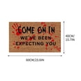 thumbnail image 2 of Halloween Themed Non-Slip Floor Mat For Entry Door Kitchen Bathroom Polyester Absorbent Carpet With Size F BW, 2 of 2