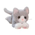 thumbnail image 3 of Xuanheng Cat Toy Snuggling Comfortable Huggable Cat Stuffed Animal Toy for Kids gray, 3 of 8