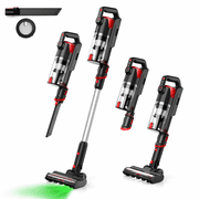 WHALLULTRA Rechargeable Cordless Stick Vacuum, Powerful Suction with 45min Battery Life, Ideal for Home/Carpet/Floor