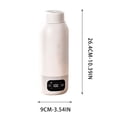 thumbnail image 3 of Travel Portable Large Capacity Electric Water Kettle, Insulated Design, Constant Temperature Heating, Stainless Steel Build, Energy Efficient, Quiet Operation, Cordless Base, Wide Base, 3 of 6