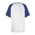 thumbnail image 5 of Timegard Womens Tops Summer Casual Color Block Drop Shoulder Short Sleeve Comfy Loose Blouse Top Tee, 5 of 5