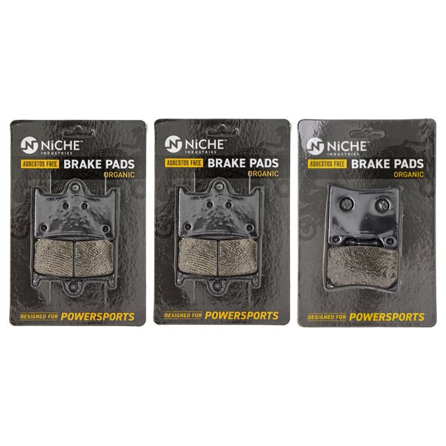 Niche Complete Organic Brake Pad Set for Yamaha Radian 600 Motorcycle MK1002585