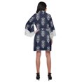 thumbnail image 3 of Moomaya Bride Getting Ready Shirt Cotton Short Robes For Women Bath Robe Girls, 3 of 6