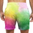 thumbnail image 4 of Kakii Men's Swim Trunks Hawaiian Bathing Mesh Lining Suit Swimsuits Beach Shorts with Pockets, 4 of 7