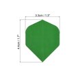 thumbnail image 2 of Uxcell Fléchettes de Vol, 9 Pack Accessoires de Fléchettes pour Animaux Pièces de Rechange Vert, 2 of 5