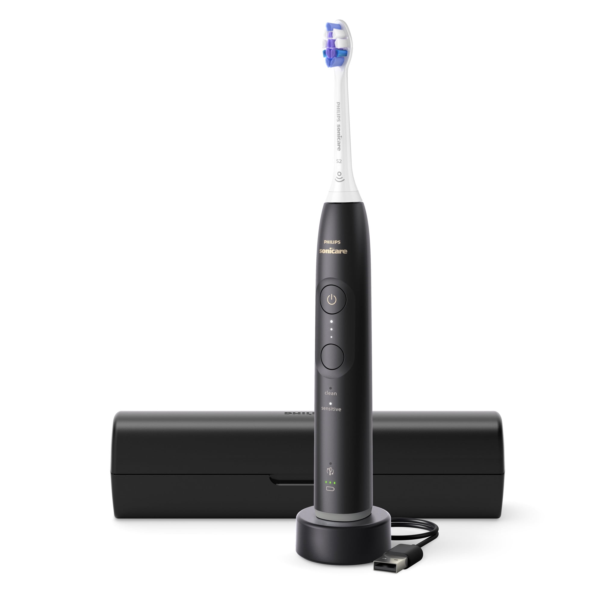 Philips Sonicare ProtectiveClean 6100, brosse à dents électrique rechargeable noir