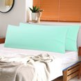thumbnail image 1 of PiccoCasa 2 Pcs Body Pillowcases Microfiber Envelope Long Pillowcover, Queen Spa Blue, 1 of 8
