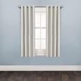 thumbnail image 1 of Mainstays Faux Suede 63" Drapery Grommet Window Curtains Panel, Grey, 1 of 6