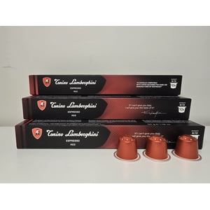 Tonino Lamborghini Nespresso Capsule de la machine - Mélanger rouge de cafés - Boîte de 3 ( 30 les gousses)
