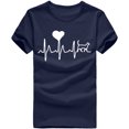 thumbnail image 2 of Birdeem Unisex T-Shirt Printed Pattern Casual Fashion Soild Color Short Sleeve Tops, 2 of 7