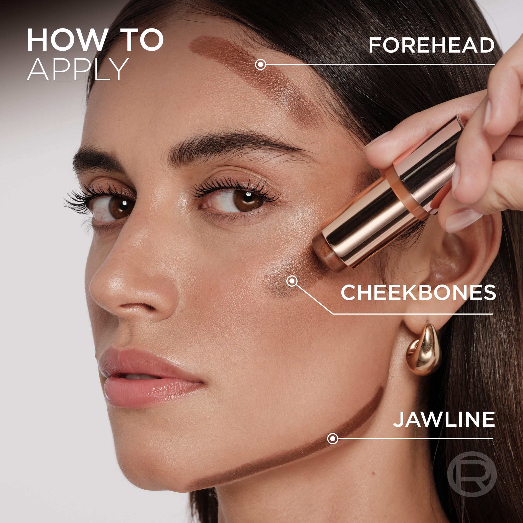 L'Oréal Paris LUMI Bronzant Le Stick Soleil, Bâton bronzant crème à poudre