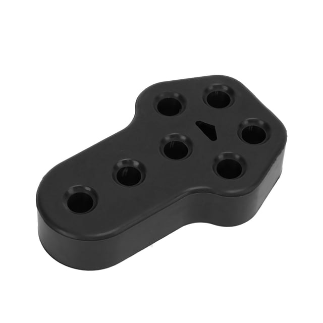 Universal Car Exhaust Hanger Bushing Rubber Insulator Mount Bracket 7 Holes 12mm Dia High Density, Easy to Install, Perfect Replacement for Car Exhaust Systems