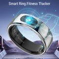 thumbnail image 3 of Smart Ring, 5ATM Fitness Tracker Ring Touch Control  for Running Black,Gold, 3 of 7