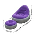 thumbnail image 2 of Meitianfacai New Inflatable Lazy Double Lunch Break Folding Leisure Sofa Backrest Armrest Sofa Seat, 2 of 2