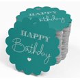 thumbnail image 4 of Inkdotpot 100 Pack Happy Birthday Favor Paper Tags Craft Real Silver Foil Hang Tags, 4 of 6