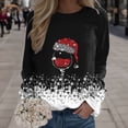 thumbnail image 2 of Kcodviy Ensemble de Tenue Confortable de Noël pour Femmes, Chandail à Col Rond Imprimé, Chandail-Over Décontracté à Manches Longues, Blouse Ample, 2 of 5