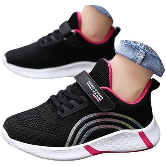 dmqupv Girls Basketball Shoes Girls Shoes Childrens Mesh Breathable Sports Shoes Girls Running Shoes Childrens Shoes Hot Pink,Size for US 4.5