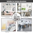 thumbnail image 4 of Costway Set of 2 Dual-use Upholstered Rocking Chair w/Pillow Light Grey, 4 of 10