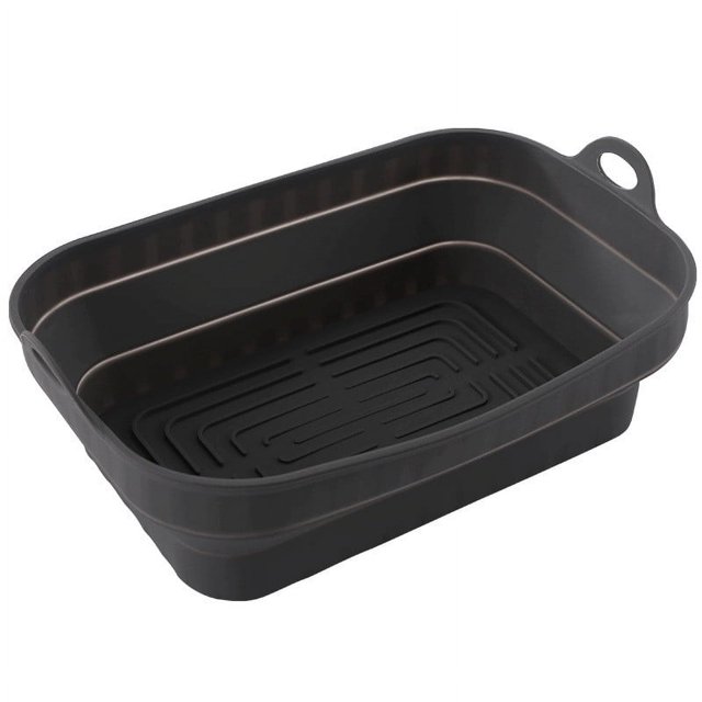 Suncoda Silicone Doublures en pour Friteuse à Air Chaud, Doublures Réutilisables pour Friteuse à Air, Accessoires Réutilisables Sûrs pour Aliments