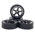 thumbnail image 3 of 4X 1/28 Remote Control Model Car Wheel Rim Simulated Modification Vehicle Part Replacement for WLtoys 284131 K969 K979 K989 K999 Black, 3 of 6