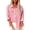 Pink#linen shirts women, variant on lcziwo Sales Today Clearance Women's Linen Shirts,Cotton Linen Button Down Shirts for Women Long Sleeve Collared Work Blouse Trendy Loose Fit Summer Tops with Pocket Khaki,XXL