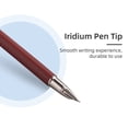 thumbnail image 4 of Fountain Pen with Ink Cartridge Metal Pen Case Iridium Pen Tip Matte Appearance 0.38mm Nib, 4 of 8
