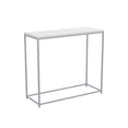 thumbnail image 2 of Safdie & Co. Console Table 31L White Silver Metal, 2 of 4
