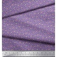 thumbnail image 3 of Soimoi Cotton Cambric Fabric Flower Artistic Printed Fabric 1 Yard 56 Inch Wide, 3 of 3