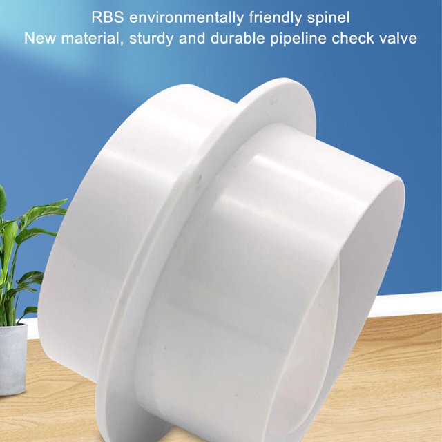 Baohd Sturdy And Durable Duct Hose Check Valve Wide Application Multifunctional Regulation Plastic Ventilation Check Valves 200mm check valve 1Set