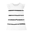 thumbnail image 4 of Économies d'Été! Robe d'Été pour Enfants, Robes Décontractées pour Filles en Solde, Robe d'Été à Manches à Volants pour Filles 4-14T, 4 of 5