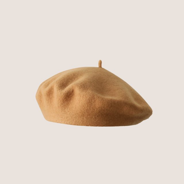 LinYooLi Hot Selling Autumn And Winter Wool Beret For Girls, Artistic And Retro, Versatile Korean Version Painter Hat, English Solid Color Felt Hat