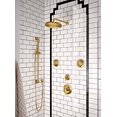 thumbnail image 2 of Moen 3887EPBG Modern Eco-Performance Handshower Handheld Shower with 30-Inch Slide Bar and 69-Inch Metal Hose, Brushed Gold, 2 of 5