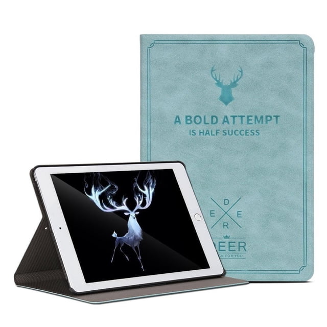 DuraSafe Cases for iPad Mini 4th Gen 2015-7.9 Flip Cover with Auto Sleep/Wake Function, Slim Profile & Adjustable Viewing Angle Stand - Blue