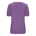 thumbnail image 3 of Birdeem Mode Femmes Été T-Shirt Décontracté à Manches Courtes Col en V, 3 of 6