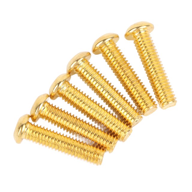 6 Pcs Vis de Réglage de Hauteur de Selle Double pour Pont à Bascule Accessoires de Guitare Électrique