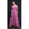 thumbnail image 4 of Bimba Robe de Plage Bohème Sans Manches Longue Maxi à Bretelles Imprimée Florale pour Femmes - Très Grand, 4 of 5