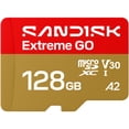 thumbnail image 1 of Carte microSDXC™ UHS‑I SANDISK Extreme® GO 128Go, 1 of 10
