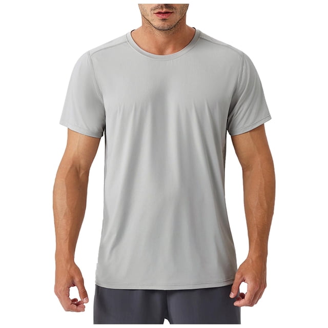 Taqqpue Men's UPF 50+ Sun Protection Shirts Swim SPF UV Quick Dry Short Sleeve T-Shirts for Athletic Fishing Rash Guard Performance Shirt