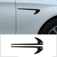 thumbnail image 3 of Glossy Black Side Wing Air Flow Intake Vent Trim Fender Fit For Mercedes forBenz, 3 of 8
