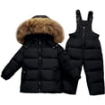 thumbnail image 1 of Kids Winter Puffer Jacket and Snow Pants 2-Piece Snowsuit Skisuit Set, 1 of 7
