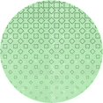 thumbnail image 1 of Ahgly Tapis Rond Lavable en Machine Intérieur Transitionnel Vert Menthe, 4 Pieds Rond, 1 of 7