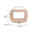 thumbnail image 2 of mtvxesu New Fashion Counter High End Handheld Makeup Case With High Appearance Value Travel Portable Window Opening Transparent PVC Makeup Bag Sale, 2 of 3