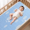 thumbnail image 4 of LSLJS Waterproof and Washable Bed Pads for Adults 59x39" Reusable Incontinence Bed Pads for Women, Elderly & Pet, Nursing Pads Incontinence Protection and Menstrual Use, 4 of 6