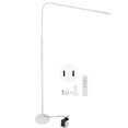 thumbnail image 1 of Lampe de Sol DEL 20W 3300K‑6500K Luminosité Réglable Lampe de Beauté pour Cils avec Télécommande Blanc 110‑240V Fiche US, 1 of 14