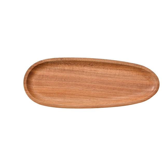 Home Kitchen Item Clearance Deals!Pcksrro Wood Fruit Plates Japanese Fruit Sum Plates Restaurant Food Setting Plates Multi Function Tray Tea Cup Plates