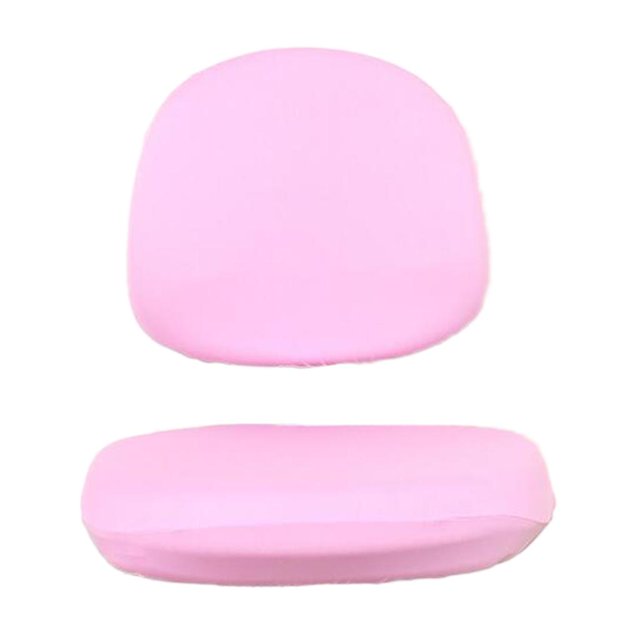 Office Chair Seat Cover Swivel Stool Chair Cover for Kitchen Rosa