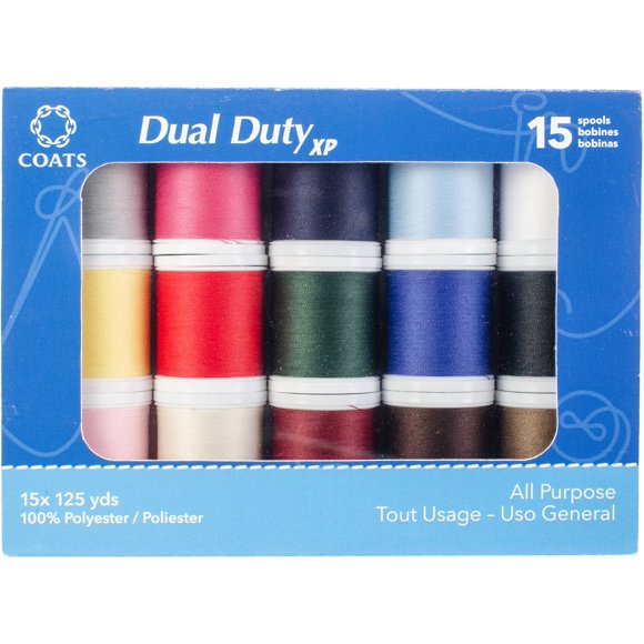 Coats Dual Duty Xp General Purpose Thread Box 15/Pkg-
